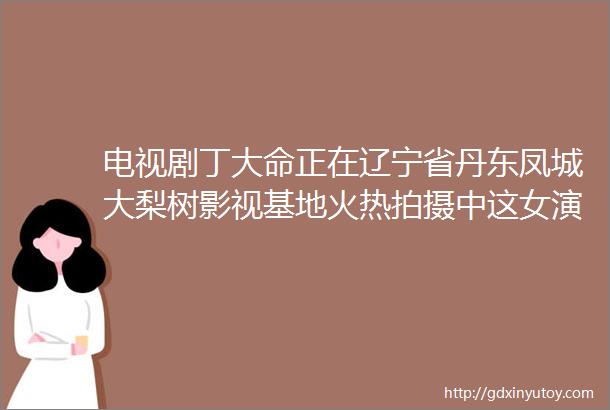 电视剧丁大命正在辽宁省丹东凤城大梨树影视基地火热拍摄中这女演员不是笑傲江湖的白鸽么