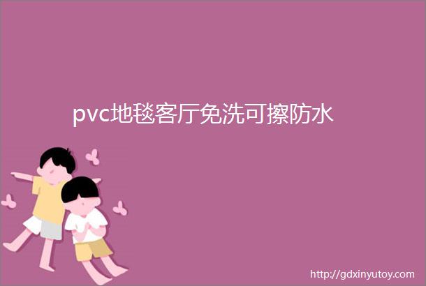 pvc地毯客厅免洗可擦防水