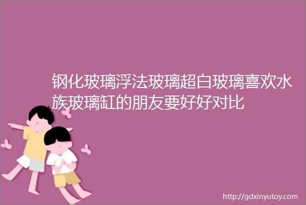 钢化玻璃浮法玻璃超白玻璃喜欢水族玻璃缸的朋友要好好对比