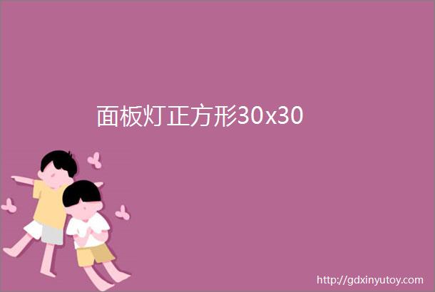 面板灯正方形30x30