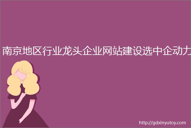 南京地区行业龙头企业网站建设选中企动力