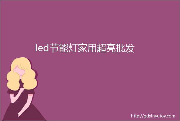 led节能灯家用超亮批发