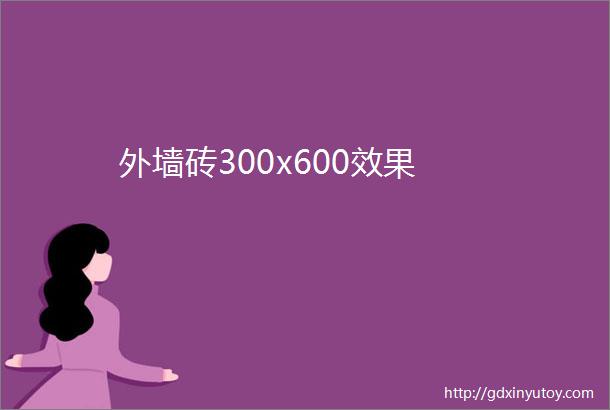 外墙砖300x600效果