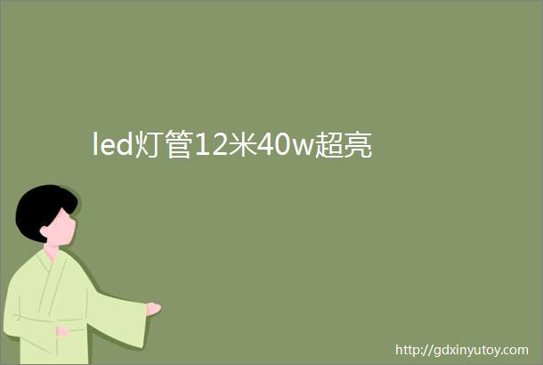 led灯管12米40w超亮