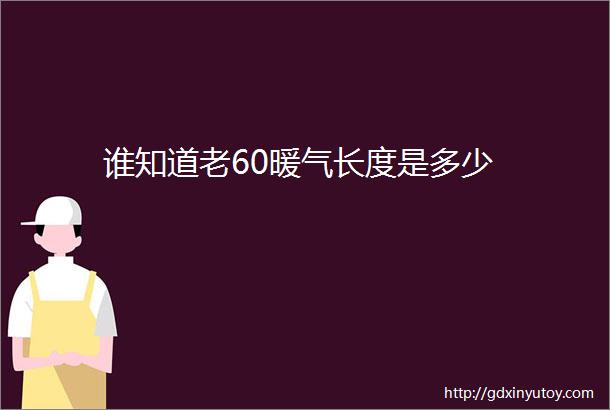 谁知道老60暖气长度是多少