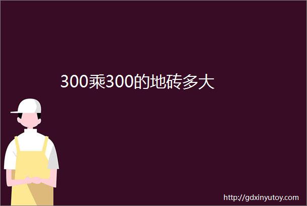 300乘300的地砖多大