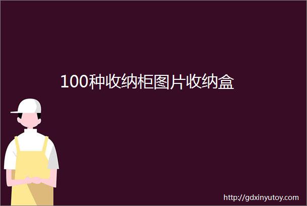 100种收纳柜图片收纳盒