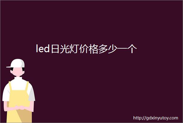 led日光灯价格多少一个