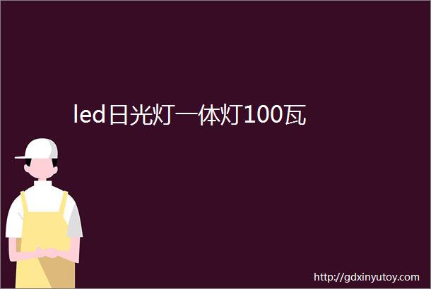 led日光灯一体灯100瓦