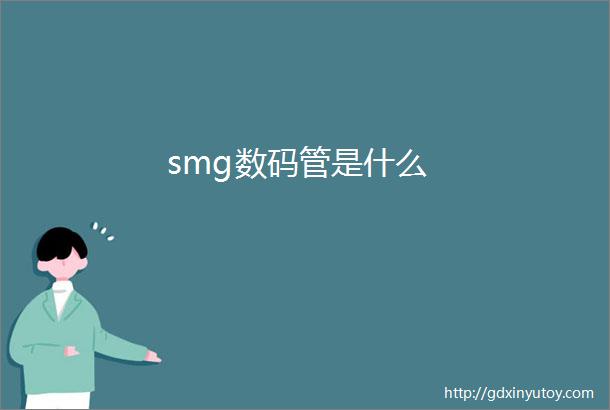 smg数码管是什么