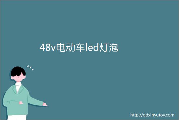 48v电动车led灯泡